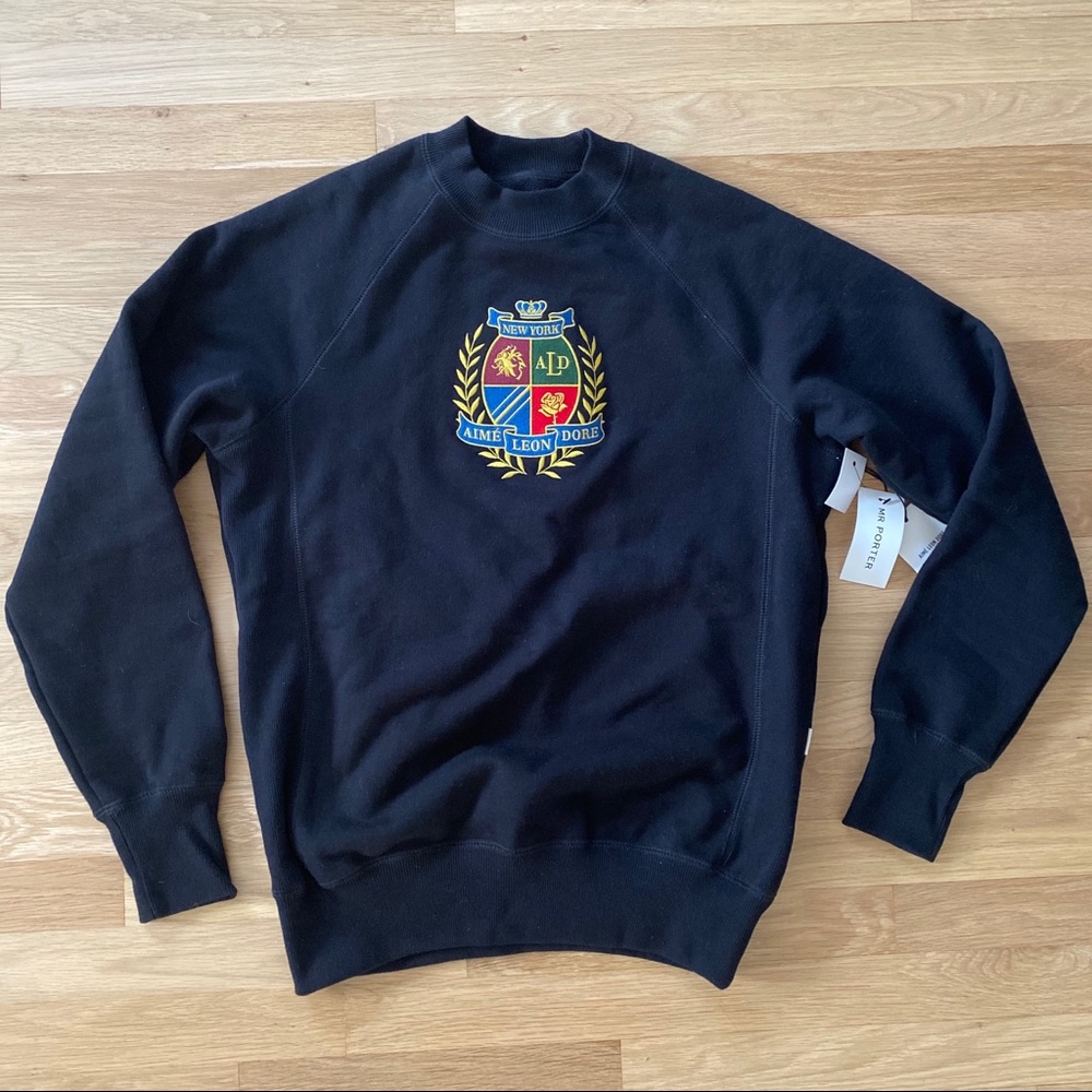 Aime Leon Dore Black Logo Crewneck Size Small
